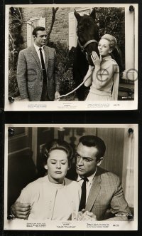 4r1371 MARNIE 3 8x10 stills 1964 Alfred Hitchcock, cool images of Sean Connery and Tippi Hedren!