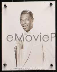 4r1376 NAT KING COLE 3 8x10 stills 1940s the singer in Night and a Quarter Moon & close-up!