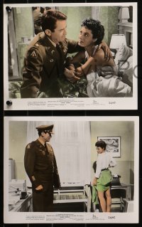 4r0820 NIGHT PEOPLE 4 color 8x10 stills 1954 Gregory Peck, Rita Gam, Anita Bjork, Walter Abel!