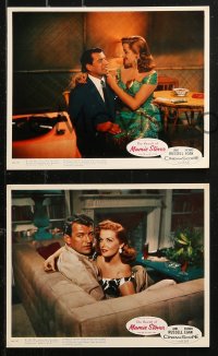4r0805 REVOLT OF MAMIE STOVER 9 color 8x10 stills 1956 sexy Jane Russell, Richard Egan, Raoul Walsh!