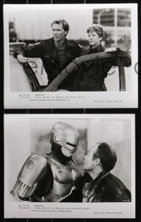 4r1267 ROBOCOP 5 8x10 stills 1987 Verhoeven classic, Peter Weller is part man, part machine, all cop!