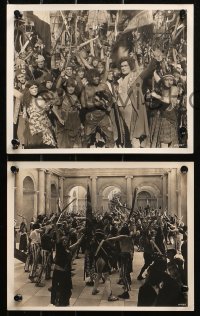 4r1269 SCARAMOUCHE 5 deluxe from 7.5x10 to 8x10 stills 1920s wild cast scenes, head on a pike!