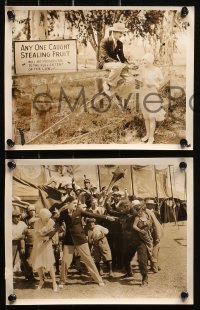 4r1271 STING OF STINGS 5 8x10 stills 1927 Hal Roach, great images of wacky Charley Chase, ultra rare!