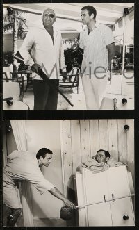 4r1396 THUNDERBALL 3 8x10 stills 1965 Sean Connery as Bond, sexiest Luciana Paluzzi, Adolfo Celi!