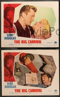 4r0023 ACE IN THE HOLE 8 LCs 1951 Billy Wilder classic, Kirk Douglas, Jan Sterling, The Big Carnival