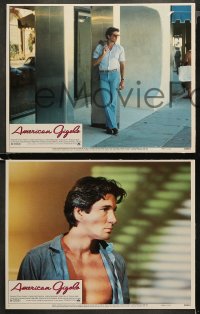 4r0029 AMERICAN GIGOLO 8 LCs 1980 handsomest male prostitute Richard Gere & Lauren Hutton!