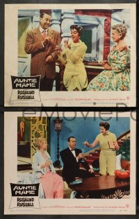 4r0409 AUNTIE MAME 6 LCs 1958 Rosalind Russell, Forrest Tucker, Waterman and Gilchrist!