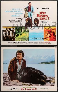 4r0035 BEARS & I 8 LCs 1974 Patrick Wayne left a troubled world & found adventure, Walt Disney