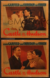 4r0515 CASTLE ON THE HUDSON 4 LCs 1940 great images of Ann Sheridan, John Garfield & Pat O'Brien!