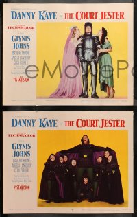 4r0077 COURT JESTER 8 LCs 1955 classic wacky Danny Kaye, Glynis Johns, Basil Rathbone