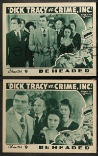 4r0422 DICK TRACY VS. CRIME INC. 6 chapter 9 LCs 1941 Byrd as Chester Gould's detective, Beheaded!