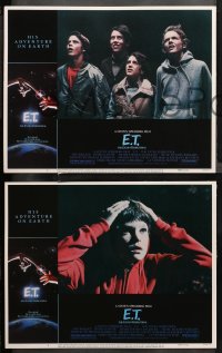 4r0104 E.T. THE EXTRA TERRESTRIAL 8 LCs 1982 Steven Spielberg classic, Henry Thomas, Drew Barrymore!
