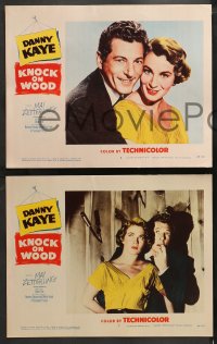 4r0181 KNOCK ON WOOD 8 LCs 1954 Melvin Frank & Norman Panama directed, Danny Kaye & Mai Zetterling!