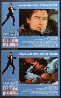 4r0189 LIVING DAYLIGHTS 8 LCs 1987 most dangerous Timothy Dalton as super spy James Bond 007!