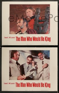 4r0199 MAN WHO WOULD BE KING 8 LCs 1975 British soldiers Sean Connery & Michael Caine, John Huston!