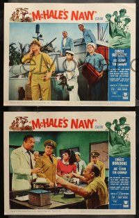 4r0388 McHALE'S NAVY 7 LCs 1964 wacky images of sailors Ernest Borgnine & Tim Conway!