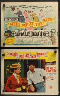 4r0208 MEET ME AT THE FAIR 8 LCs 1953 Dan Dailey, Diana Lynn, Scatman Crothers, great musical images!