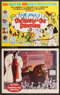 4r0014 ONE HUNDRED & ONE DALMATIANS 9 LCs 1961 classic Walt Disney canine cartoon, complete set!