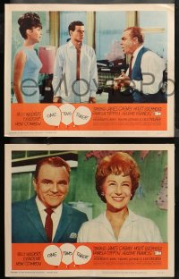 4r0396 ONE, TWO, THREE 7 LCs 1962 Billy Wilder, Horst Buchholz with Pamela Tiffin & James Cagney!