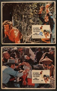 4r0397 PAINT YOUR WAGON 7 LCs 1969 Clint Eastwood, Lee Marvin, Jean Seberg, Lesser border art!