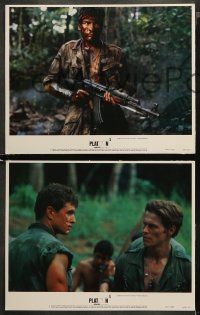4r0245 PLATOON 8 LCs 1986 Oliver Stone classic, Tom Berenger, Willem Dafoe, Vietnam War!
