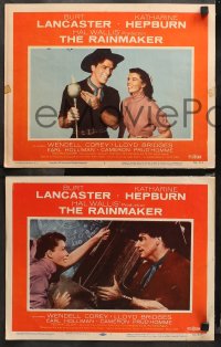 4r0489 RAINMAKER 5 LCs 1956 great images of Burt Lancaster & Katharine Hepburn!