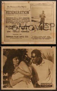 4r0258 REGENERATION 8 LCs 1923 colored beauty Stella Mayo, romance at sea with all black cast!