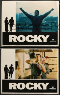 4r0267 ROCKY 8 LCs 1976 Sylvester Stallone, Carl Weathers, Talia Shire, Avildsen boxing classic!