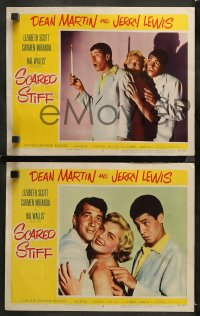 4r0617 SCARED STIFF 3 LCs 1953 portraits of sexy Lizabeth Scott w/ wacky Dean Martin & Jerry Lewis!