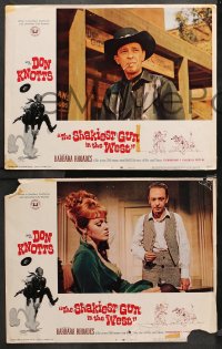 4r0448 SHAKIEST GUN IN THE WEST 6 LCs 1968 wacky western, cowboy Don Knotts, pretty Barbara Rhoades!