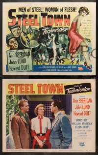 4r0302 STEEL TOWN 8 LCs 1952 Lund & Duff are men of steel and sexy Ann Sheridan is a woman of flesh!