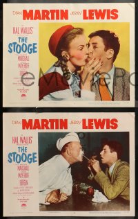 4r0449 STOOGE 6 LCs 1952 wacky images of Marion Marshall & Jerry Lewis, two with Dean martin!
