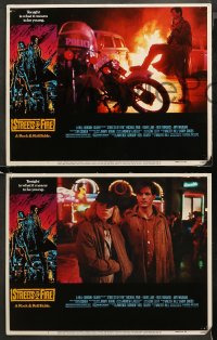 4r0306 STREETS OF FIRE 8 LCs 1984 Michael Pare, Diane Lane, rock 'n' roll, directed by Walter Hill!