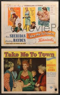 4r0312 TAKE ME TO TOWN 8 LCs 1953 saga of sexy Ann Sheridan & the men she fooled, Sterling Hayden!