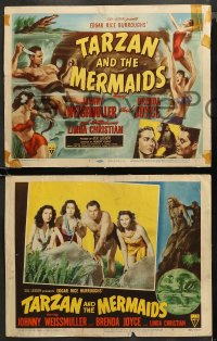 4r0315 TARZAN & THE MERMAIDS 8 LCs 1948 Johnny Weissmuller with Linda Christian, complete set!