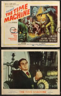 4r0326 TIME MACHINE 8 LCs 1961 H.G. Wells, Rod Taylor, Yvette Mimieux, directed by George Pal!