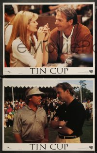 4r0327 TIN CUP 8 LCs 1996 golfer Kevin Costner, sexy Rene Russo, Cheech Marin, Don Johnson!