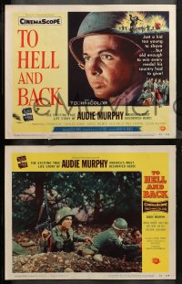 4r0328 TO HELL & BACK 8 LCs 1955 Audie Murphy's life story as a kid soldier in World War II!