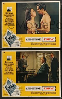 4r0331 TOPAZ 8 int'l LCs 1969 Alfred Hitchcock, Forsythe, most explosive spy scandal of this century