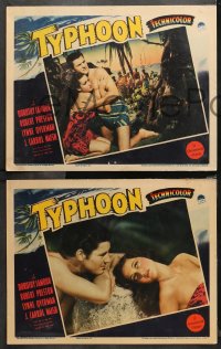 4r0343 TYPHOON 8 LCs 1940 really cool images of sexiest Dorothy Lamour & Robert Preston!