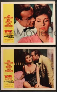 4r0364 WOMAN OF STRAW 8 LCs 1964 Sean Connery & super sexy Gina Lollbrigida, Basil Dearden thriller!