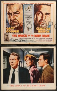 4r0366 WRECK OF THE MARY DEARE 8 LCs 1959 Gary Cooper, Charlton Heston, directed by Michael Anderson!