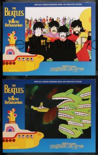 4r0368 YELLOW SUBMARINE 8 LCs R1999 Beatles animated feature, great psychedelic cartoon images!