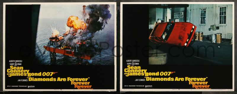 eMoviePoster.com: 4r0421 DIAMONDS ARE FOREVER 6 LCs 1971 Sean Connery ...