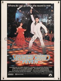 4s0069 SATURDAY NIGHT FEVER 30x40 1977 best image of disco John Travolta & Karen Lynn Gorney!
