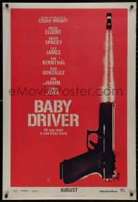 4s0834 BABY DRIVER teaser DS 1sh 2017 Ansel Elgort in the title role, Spacey, James, Jon Bernthal!