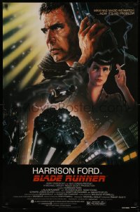 4s0855 BLADE RUNNER NSS style 1sh 1982 Ridley Scott sci-fi classic, art of Harrison Ford by Alvin!
