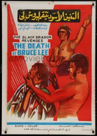 4s0526 BLACK DRAGON'S REVENGE Egyptian poster 1975 cool completely different Brucesploitation art!