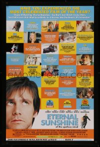 4s0911 ETERNAL SUNSHINE OF THE SPOTLESS MIND DS 1sh 2004 great images of Jim Carrey + Kate Winslet!
