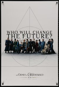 4s0913 FANTASTIC BEASTS: THE CRIMES OF GRINDELWALD int'l teaser DS 1sh 2018 who will change the future?